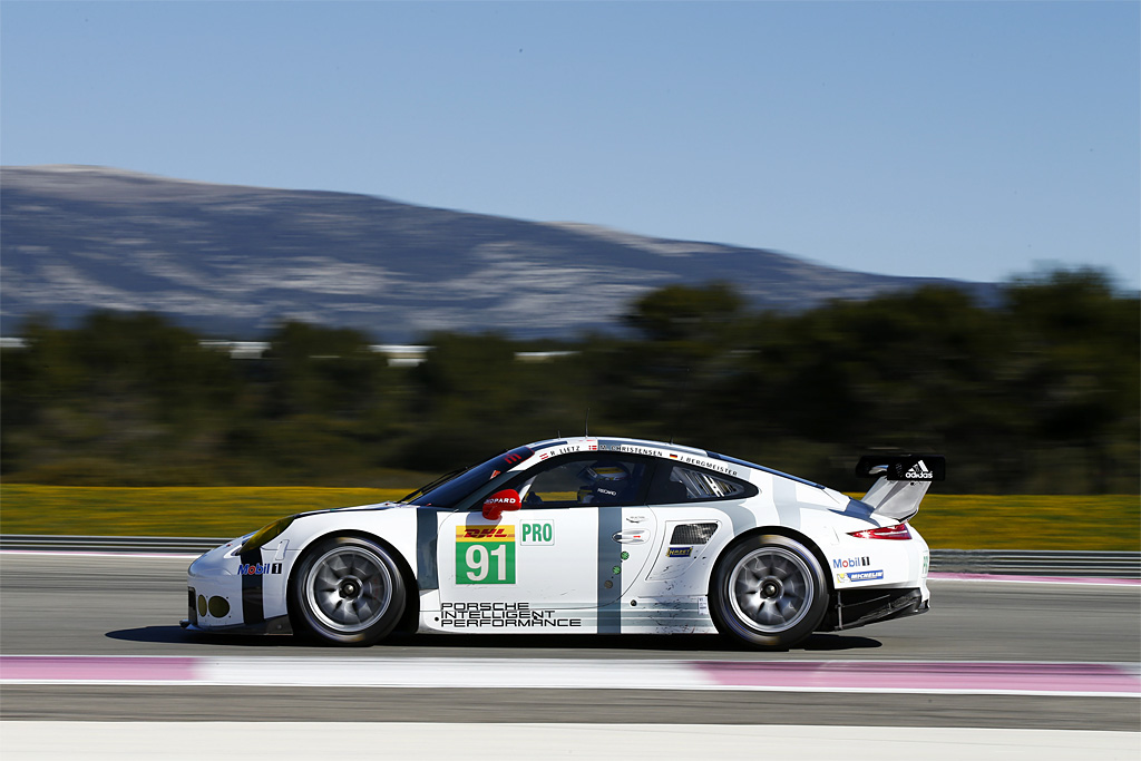 Michael Christensen og Richard Lietz deler kørertjansen i Porsche 911 RSR med startnummer 91
(Foto: Porsche PR)